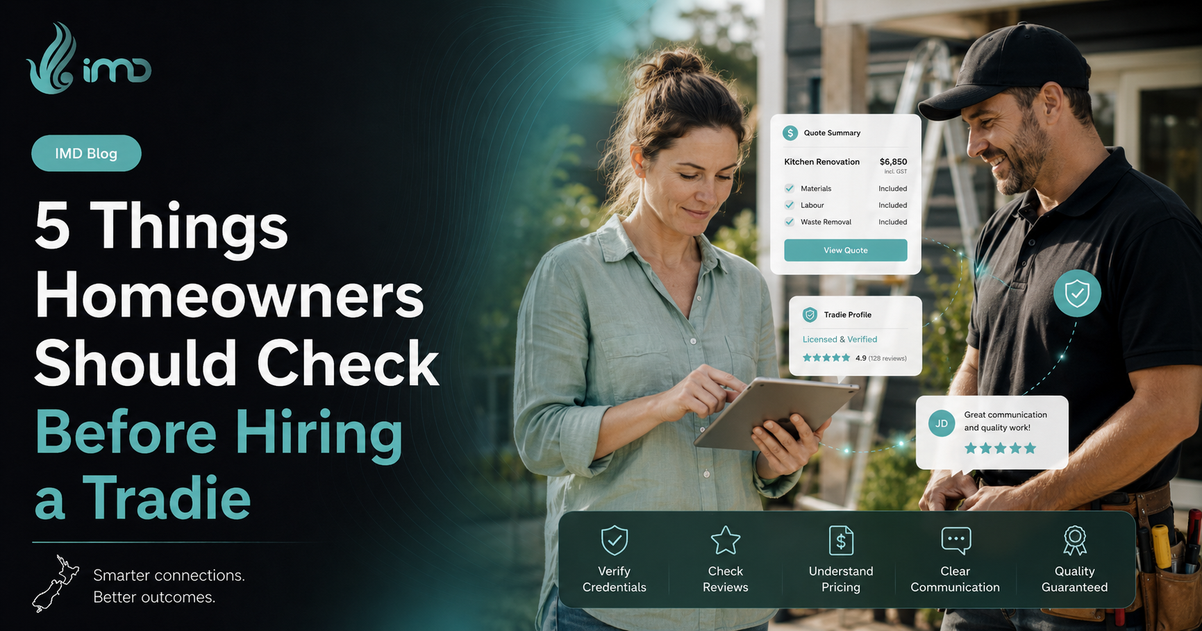 5 Things Homeowners Should Check Before Hiring a Tradie